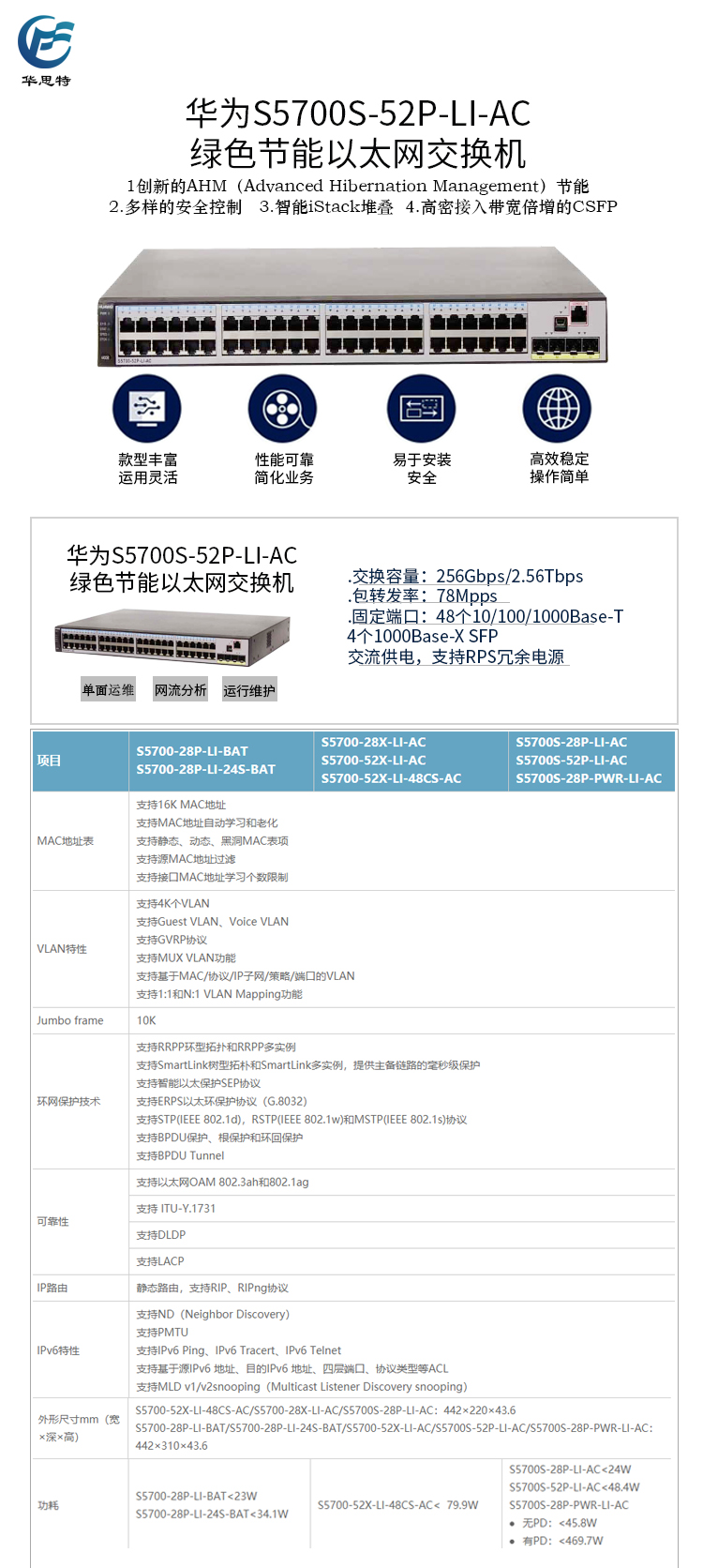S5700S-52P-LI-AC 詳情頁(yè)