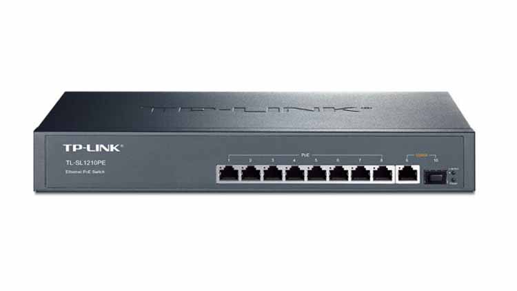 TP-LINK TL-SL1210PE 8口千兆上聯(lián)以太網交換機