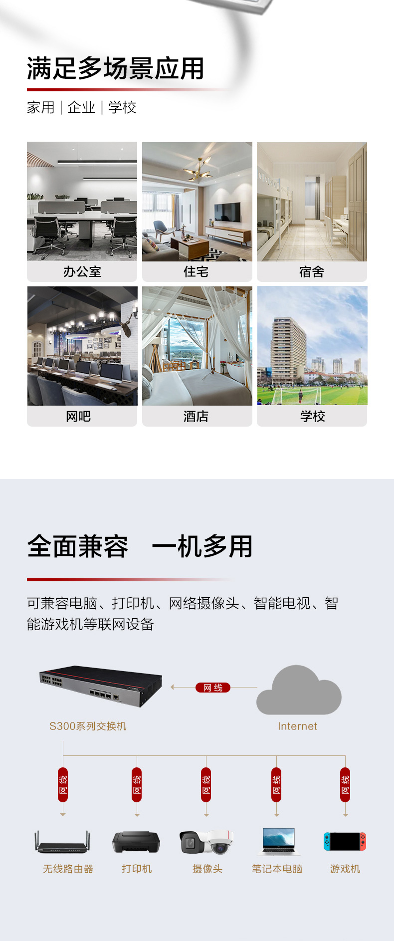 華為S300-16P4S 企業(yè)級PoE交換機