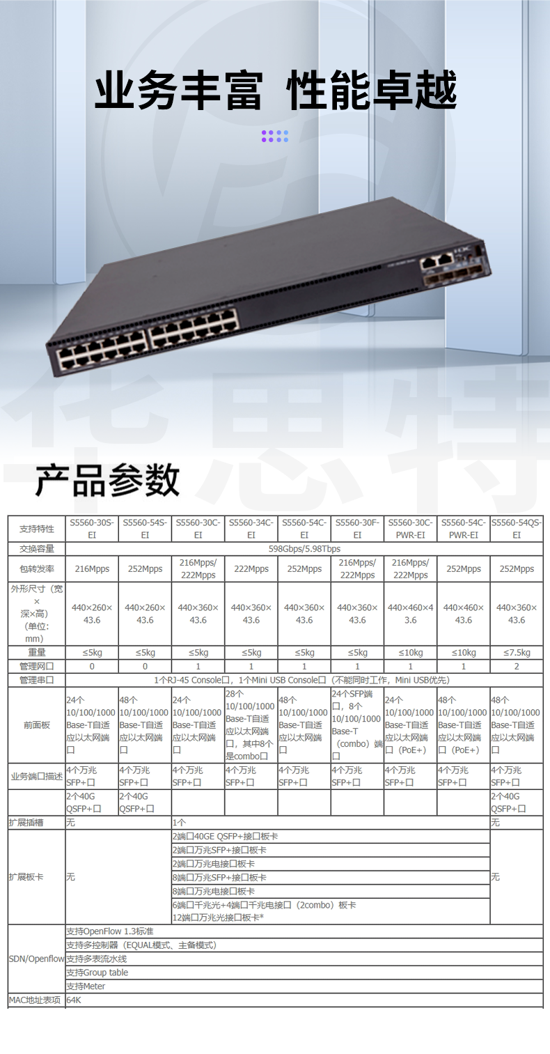 華三 LS-5560-30C-EI 企業(yè)級千兆交換機(jī)
